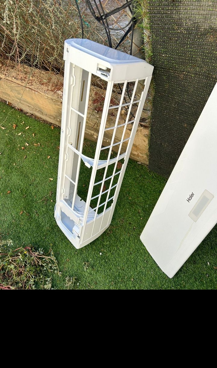 גוף מזגן נקי אחרי טיפול